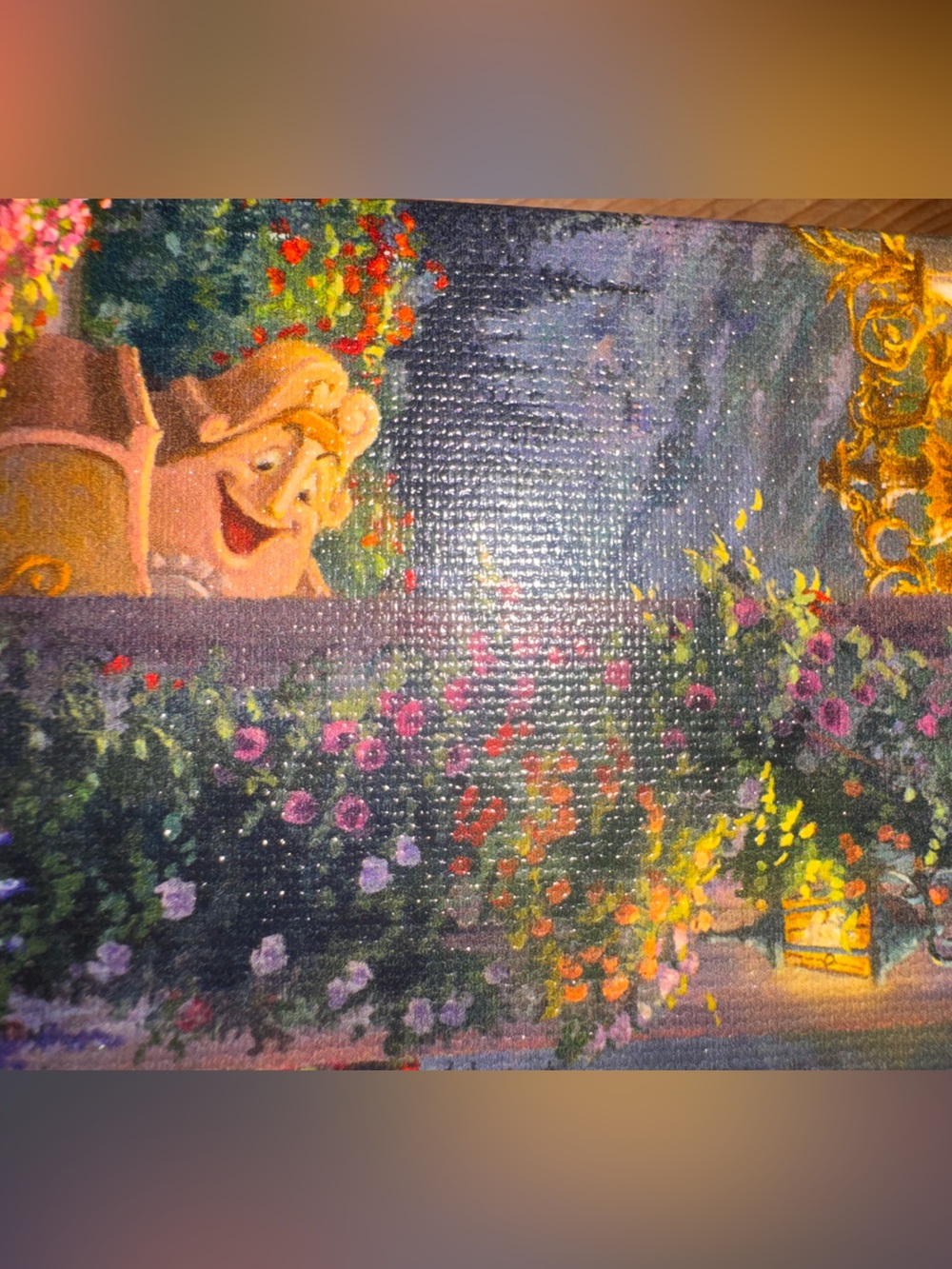 Thomas Kinkade Studios Disney Beauty & The Beast Canvas Art - Picture 6 of 6